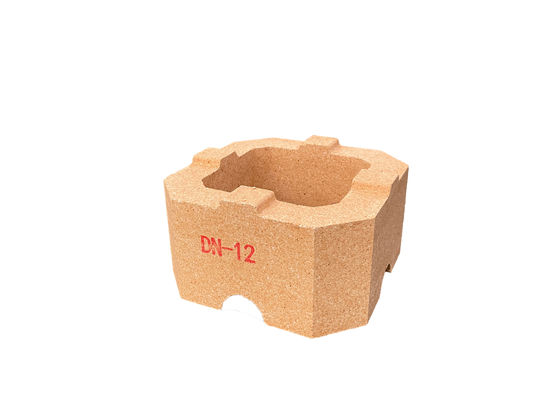 1520C 고열 불 벽돌 DN12 고열 저항 벽돌 낮은 겉보기 포러스티